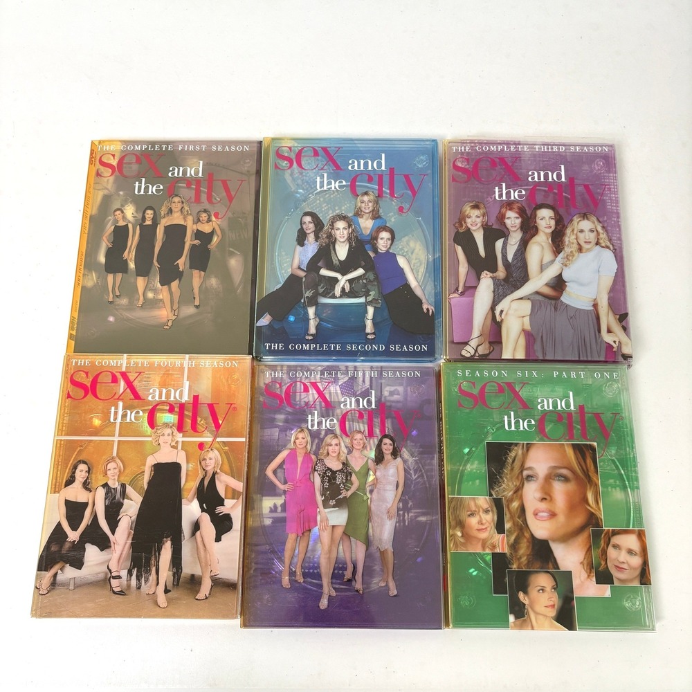 Sex and the City Series Seasons 1-6 TV Show 1 2 3 4 5 6 Part 1 DVD Set HBO